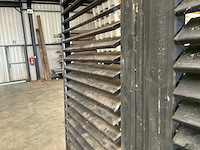 Houten lamellenscherm zwart gespoten - 224x90 cm (2x) - afbeelding 8 van  8
