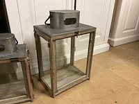 Houten lantaarn (2x) - afbeelding 6 van  8