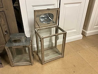 Houten lantaarn (2x) - afbeelding 7 van  8