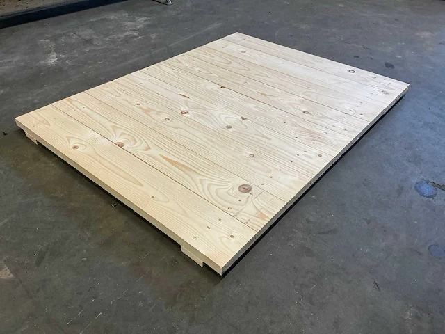 Houten legbord voor stelling (40x) - afbeelding 1 van  6