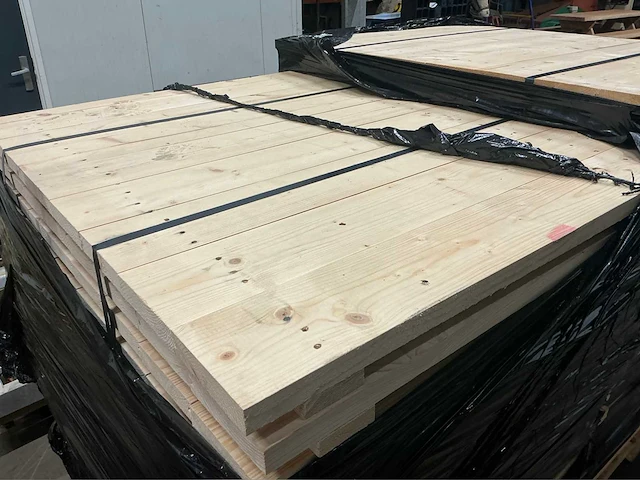 Houten legbord voor stelling (40x) - afbeelding 3 van  6