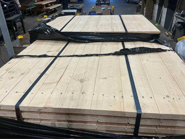 Houten legbord voor stelling (40x) - afbeelding 4 van  6