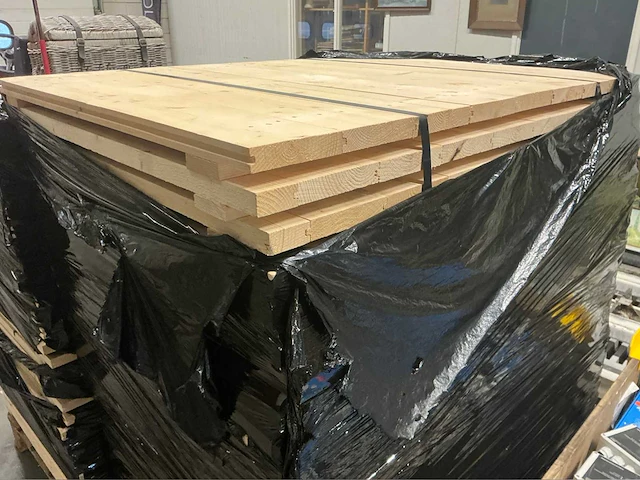 Houten legbord voor stelling (40x) - afbeelding 5 van  6
