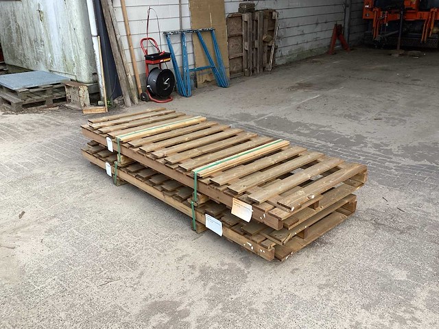 Houten loopbrug (2x) - afbeelding 2 van  3