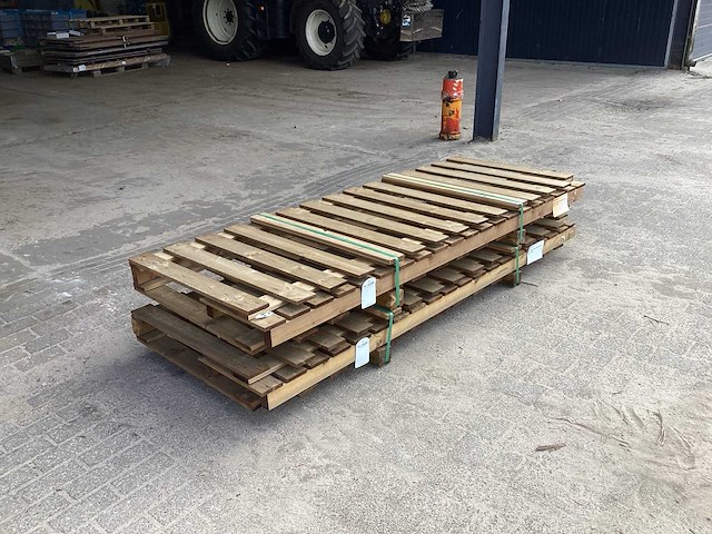 Houten loopbrug (2x) - afbeelding 3 van  3