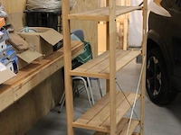 Houten magazijnrek, afm. 88 x 34 x 175 cm. - afbeelding 4 van  4