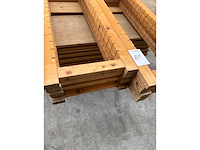 Houten magazijnstelling circa 11m. - afbeelding 1 van  2