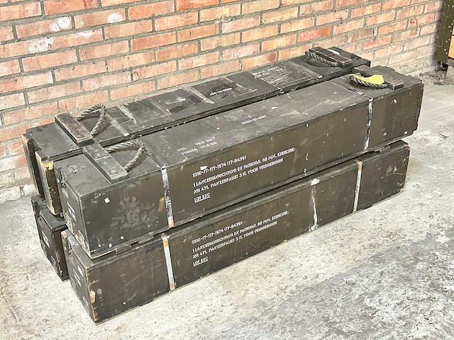 Houten munitiekisten (57x) - afbeelding 1 van  7