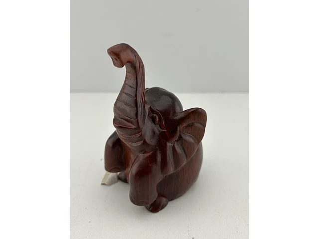 Houten olifant - afbeelding 6 van  9