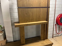 Houten ombouw voor kachel - afbeelding 2 van  12