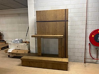 Houten ombouw voor kachel - afbeelding 5 van  12