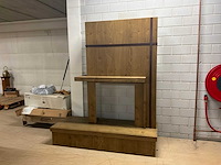 Houten ombouw voor kachel - afbeelding 6 van  12