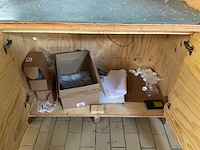 Houten opbergsysteem | inhoud inbegrepen - afbeelding 12 van  13