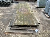 Houten opgeklampte schotten en pallets (4x) - afbeelding 2 van  2