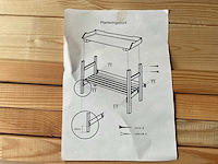 Houten oppottafel - 50x100x100 cm (4x) - afbeelding 5 van  6