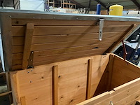 Houten opslag kist - afbeelding 9 van  9