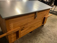 Houten opslag kist - afbeelding 5 van  9