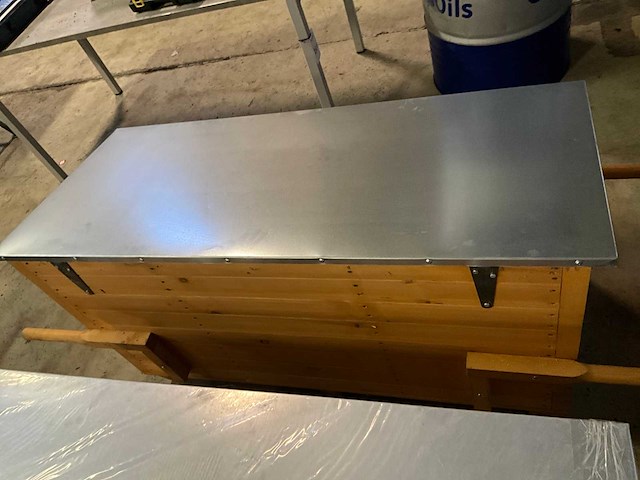 Houten opslag kist - afbeelding 6 van  9