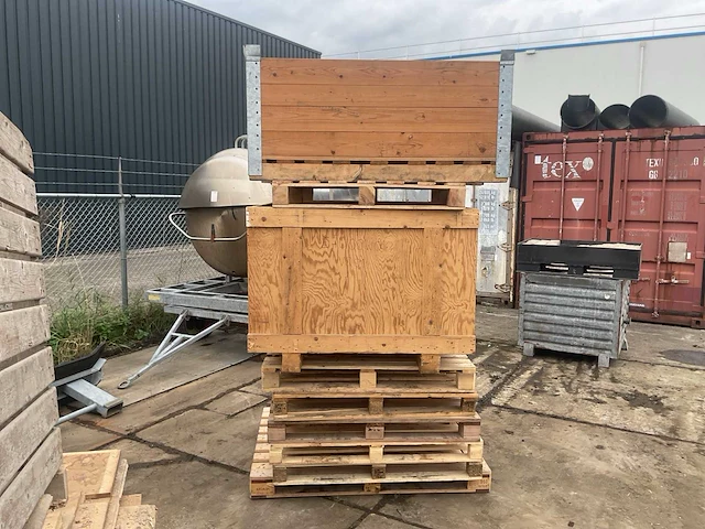 Houten opslagbakken en pallets - afbeelding 5 van  5