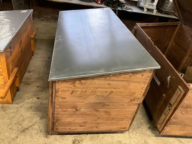 Houten opslagkist - afbeelding 4 van  8