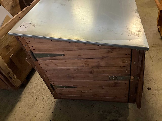 Houten opslagkist - afbeelding 6 van  8