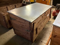 Houten opslagkist - afbeelding 2 van  8