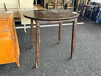 Houten ovale tafel - afbeelding 1 van  3