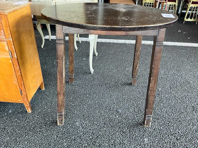 Houten ovale tafel - afbeelding 3 van  3