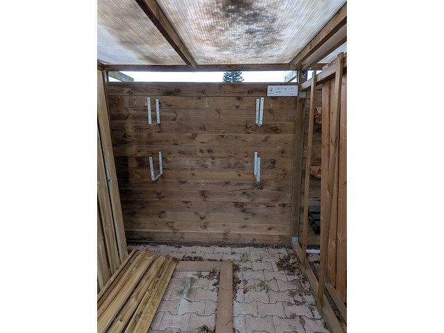 Houten overkapping - afbeelding 15 van  16