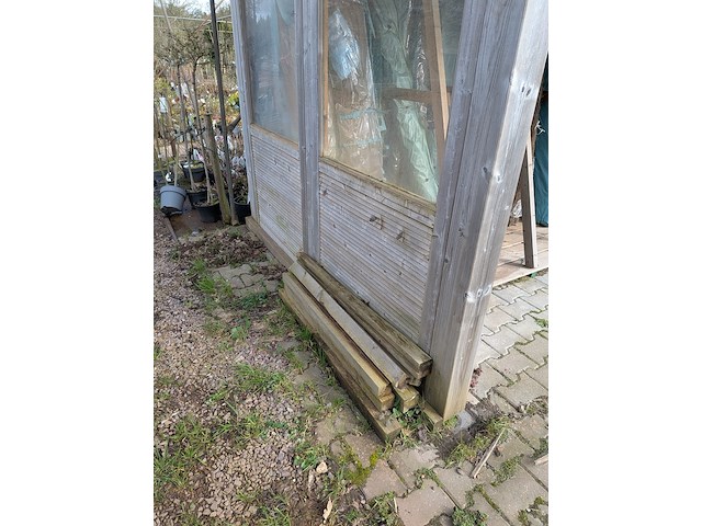 Houten overkapping - afbeelding 10 van  12