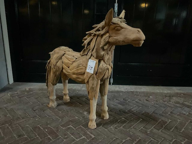 Houten paard - afbeelding 1 van  4