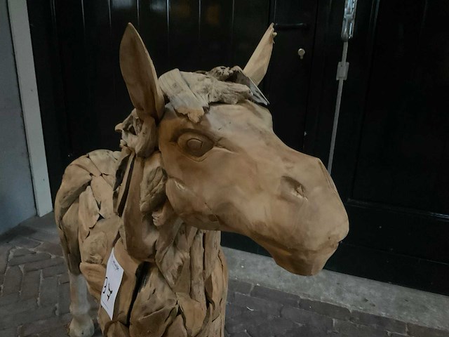 Houten paard - afbeelding 3 van  4