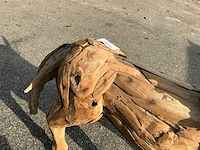 Houten paardenbeeld - afbeelding 5 van  5