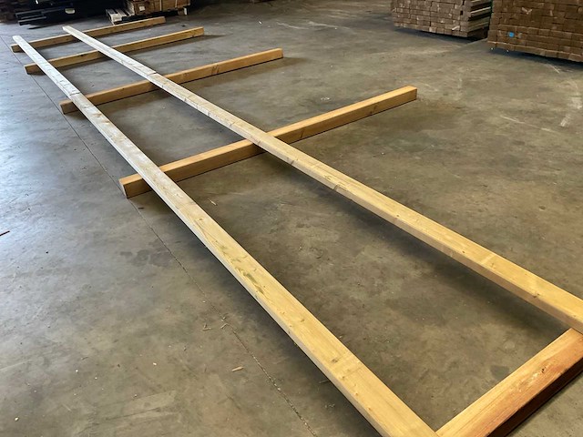 Houten paardenhekwerk 2-regels - 120 m - afbeelding 8 van  8