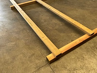 Houten paardenhekwerk 2-regels - 120 m - afbeelding 4 van  4