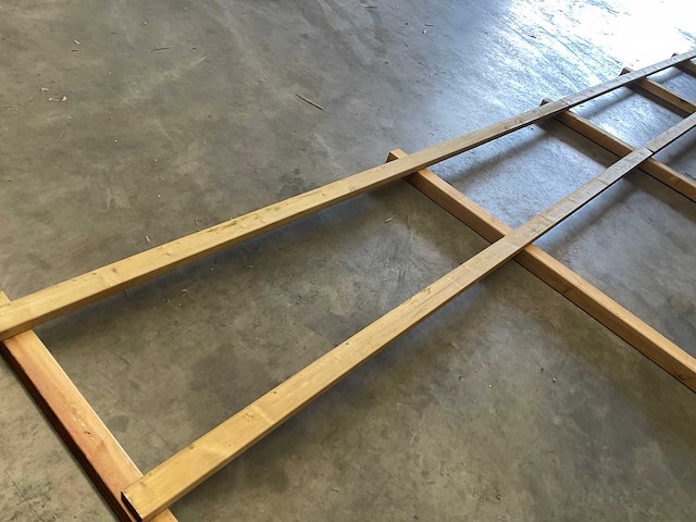 Houten paardenhekwerk 2-regels - 240 m - afbeelding 3 van  6