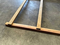 Houten paardenhekwerk 2-regels - 240 m - afbeelding 3 van  6