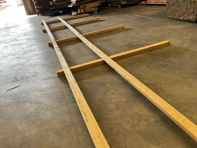 Houten paardenhekwerk 2-regels - 240 m - afbeelding 4 van  6