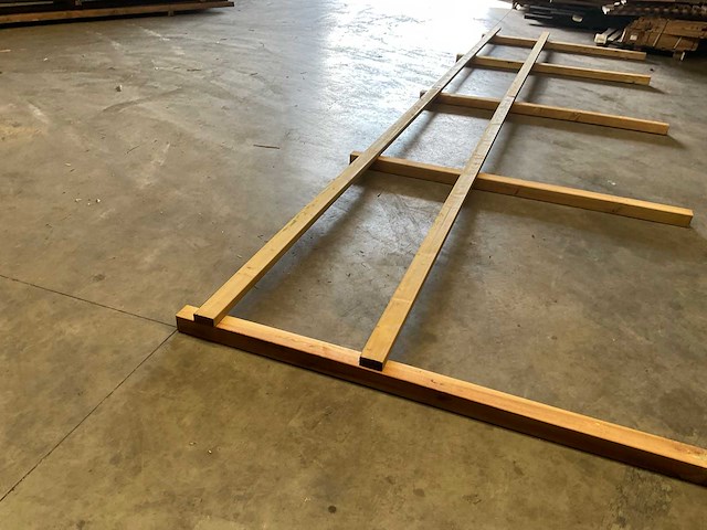 Houten paardenhekwerk 2-regels - 360 m - afbeelding 6 van  6