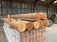 Houten palen 5000xø195mm (7x) - afbeelding 2 van  3