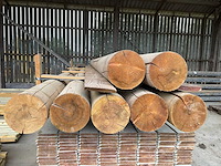 Houten palen 5000xø195mm (7x) - afbeelding 3 van  3
