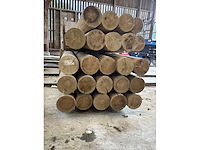 Houten palen 6000xø195mm (24x) - afbeelding 3 van  4