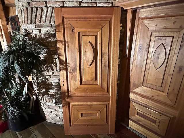 Houten paneeldeur (3x) - afbeelding 2 van  3