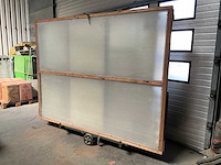 Houten panelen op transportkar (4x) - afbeelding 4 van  5