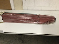 Houten parasol met windvanger, madison, parasol met windvanger, bordeaux - afbeelding 2 van  5