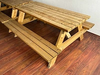 Houten picknicktafel - afbeelding 3 van  3