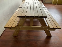 Houten picknicktafel - afbeelding 3 van  3