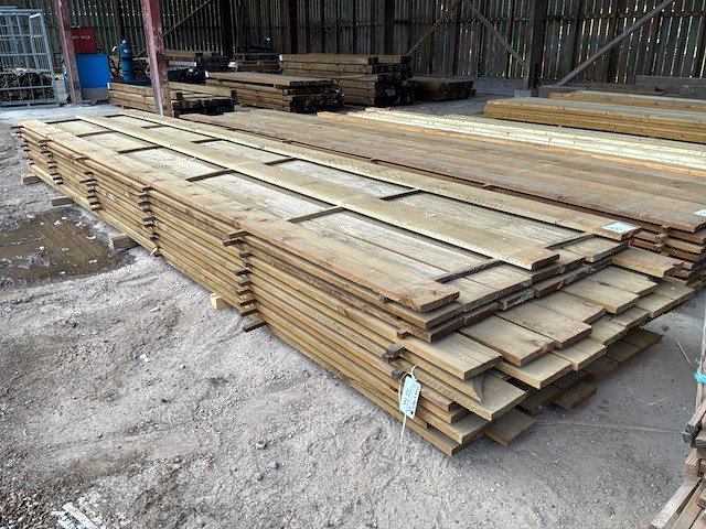 Houten planken 5000x145x22mm (73x) - afbeelding 2 van  4