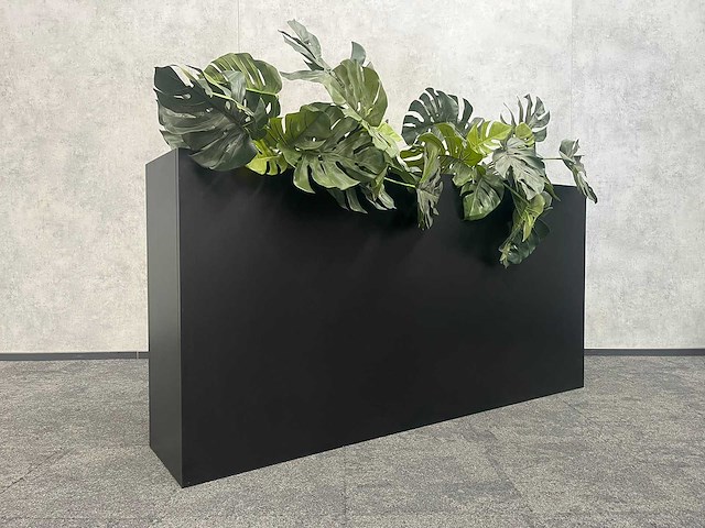 Houten plantenbak/ divider 200x45 - ongebruikt - afbeelding 3 van  11