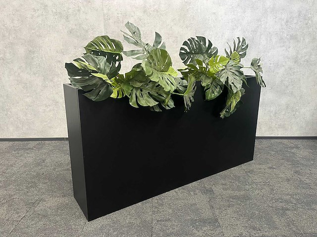 Houten plantenbak/ divider 200x45 - ongebruikt - afbeelding 4 van  11